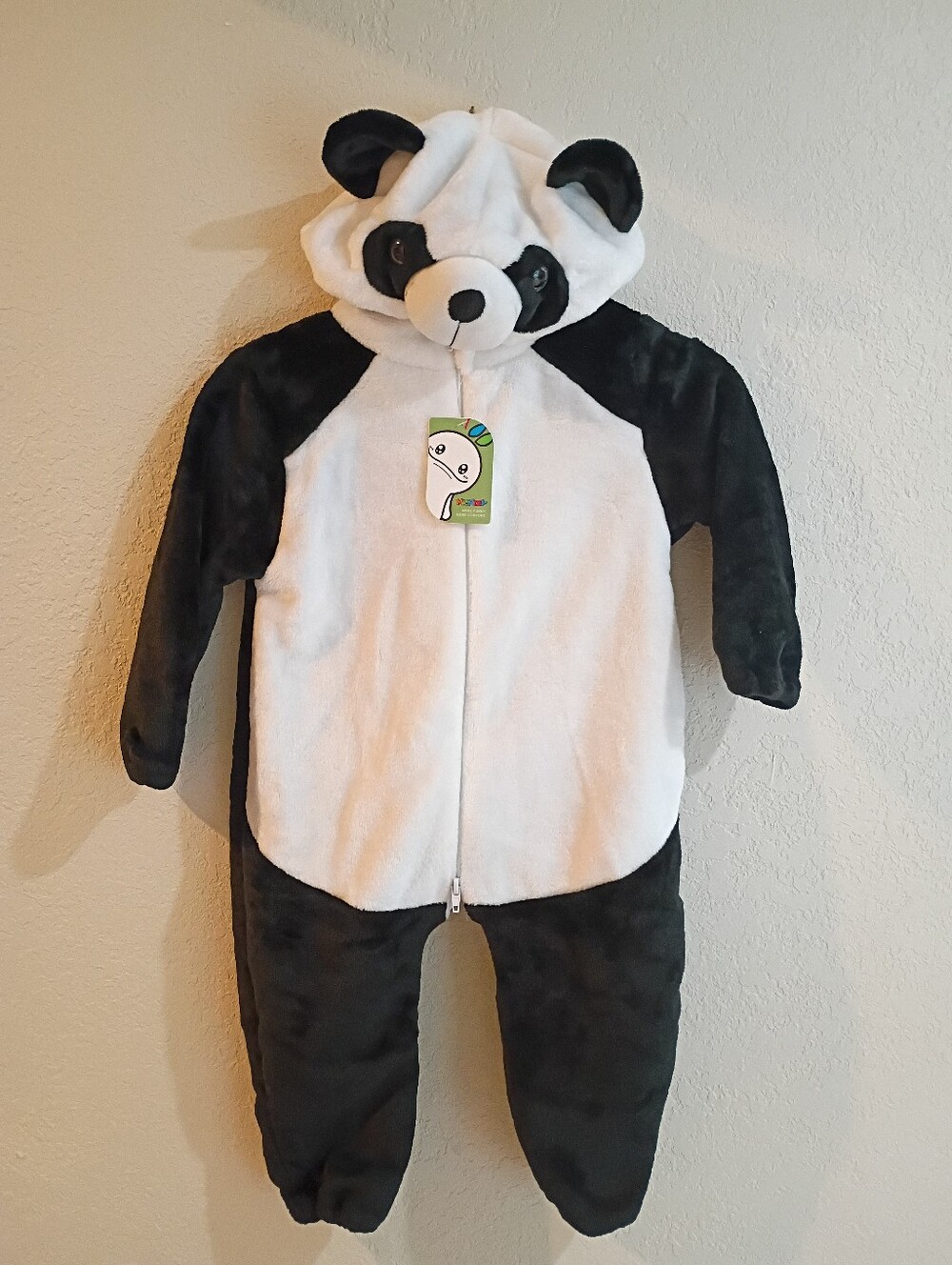 Michley Panda Kids Pajama/Costume Very Soft With Hoodie. 1pc. Read, See Photos.